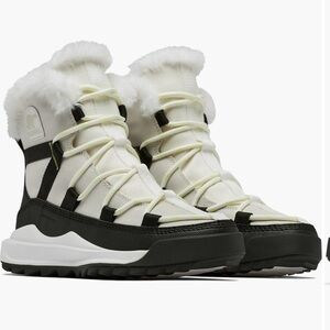 Sorel Women's Black and White Winter Boots